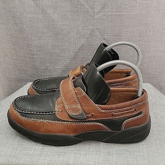 Dr. Comfort Mike 8660 brown black Leather Men's 10 XWide Boat Loafer Therapeutic - Picture 9 of 12